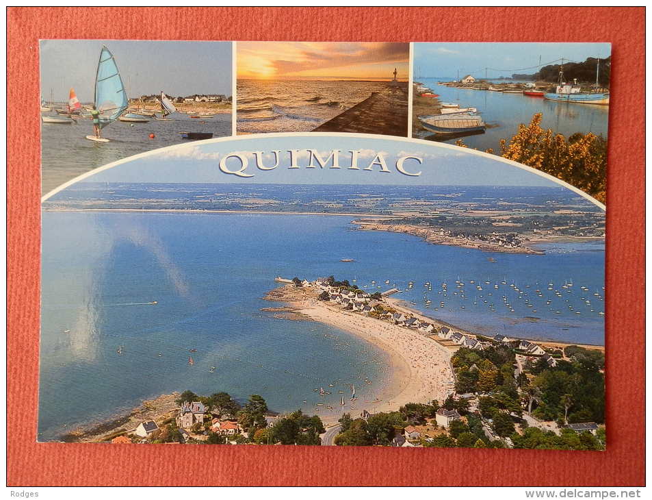 Dep 44 , Cpm QUIMIAC -MESQUER , Multivues , La Pointe De  Merquel  (187) - Mesquer Quimiac