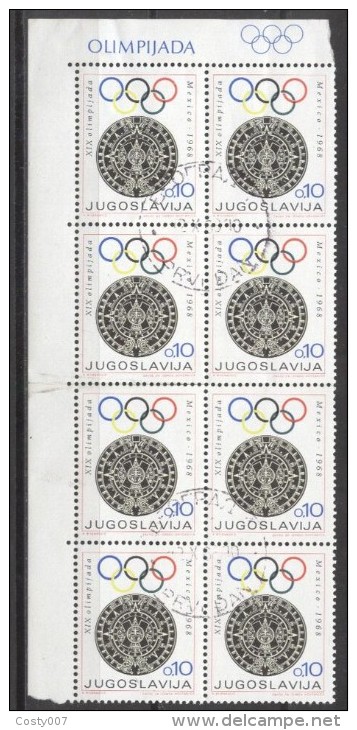 Yugoslavia 1968 Sport, Olympics, Used AG.045 - Oblitérés