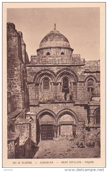 PC Vue De Palestine - Jerusalem - Saint Sépulcre - Facade (6283) - Israel