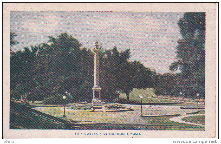 PC Quebec - Le Monument Wolfe - 1952 (6289) - Québec - La Cité