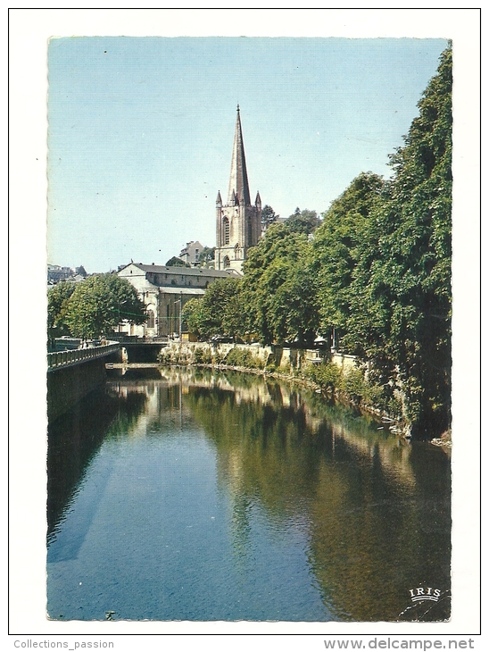 Cp, 19, Tulle, L´Eglise, Les Bords De La Corrèze, Voyagée - Tulle