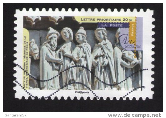 FRANCE 2013 Oblitéré Used Stamp Art Gothique Mariage De La Vierge Notre Dame De Paris Y&T 883 - Oblitérés