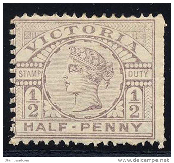 Victoria #159 (SG #310) Mint Hinged 1/2p Lilac Victoria From 1886-87 - Ungebraucht