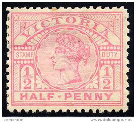 Victoria #160 (SG #311) Mint Hinged 1/2p Rose Victoria From 1886-87 - Ungebraucht