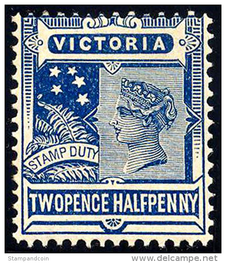 Victoria #183 (SG #335) Mint Hinged 2-1/2p Dark Blue Victoria From 1899 - Mint Stamps
