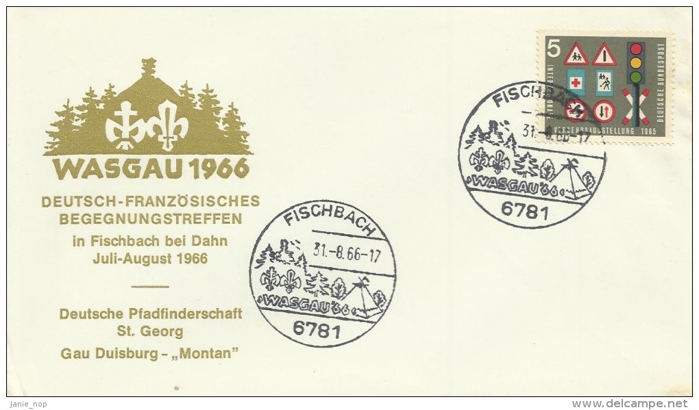 Germany 1966 Wasgau 1966 Souvenir Cover - Lettres & Documents