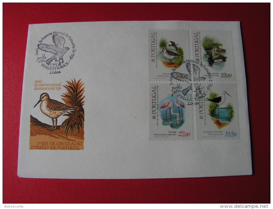 == Portugal FDC 1982 Birds - FDC