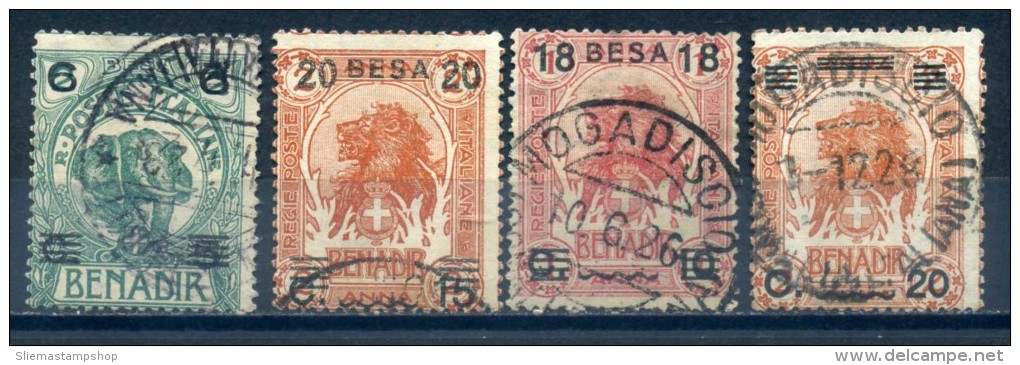 SOMALIA - 1923 OVERPRINTS - Somaliland (Protettorato ...-1959)