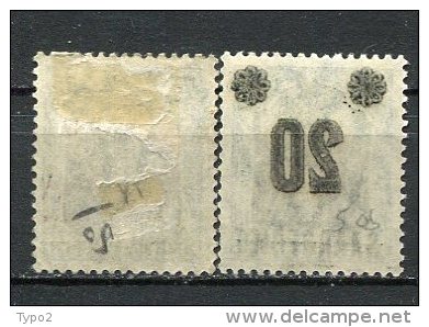 SARRE - Yv. N°  50b DOUBLE SURCHARGE  ** Et  50 *   20 S 75p  Cote  130 Euro  TBE  2 Scans - Unused Stamps