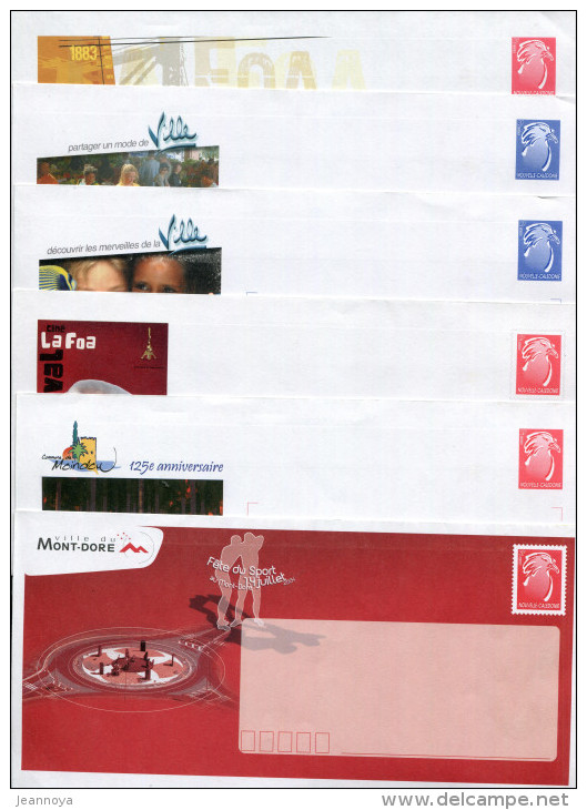 NOUVELLE CALÉDONIE - ENTIERS POSTAUX NEUFS - N° 122 - 127 & 128 - 130 - 132 - 135 - LUXE - Enteros Postales