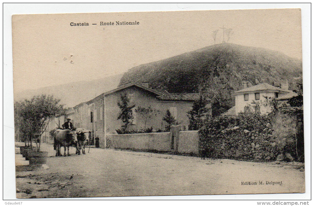 MONTGAILLARD / CASTELA (09) - ROUTE NATIONALE - Autres & Non Classés