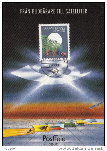 POSTAL SERVICE, CM, MAXICARD, CARTES MAXIMUM, 1988, FINLAND - Maximum Cards & Covers