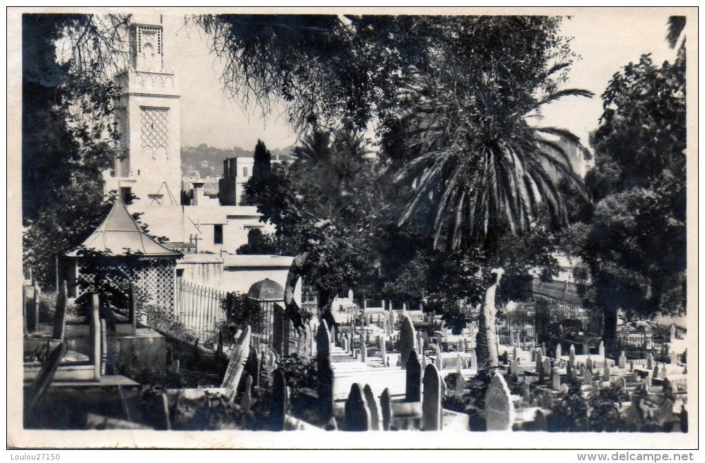 ALGER - MOSQUEE DU HAMMA ET DU CIMETIERE INDIGENE - Alger