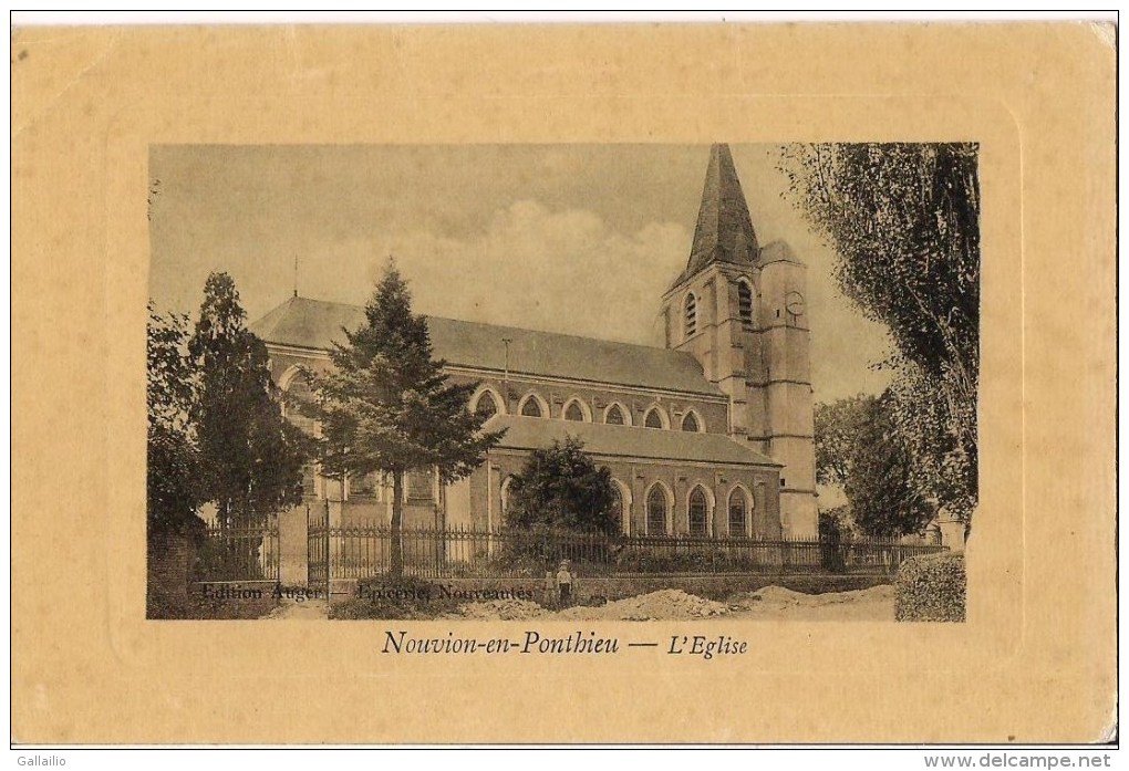 NOUVION EN PONTHIEU L'EGLISE - Nouvion