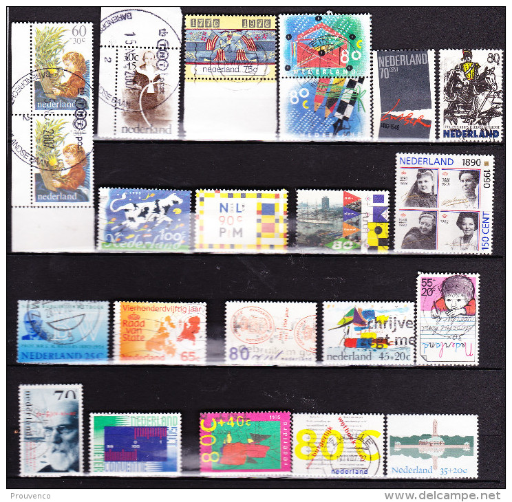 PAYS BAS NEDERLAND NETHERLANDS  LOT ANNEES  1980-1990    2 PHOTOS   TOUS  TB - Colecciones Completas