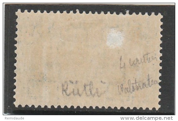 SUISSE - YVERT N° 230 * DEFECTUEUX (LEGER AMINCI) - COTE = 150 EUROS - - Neufs