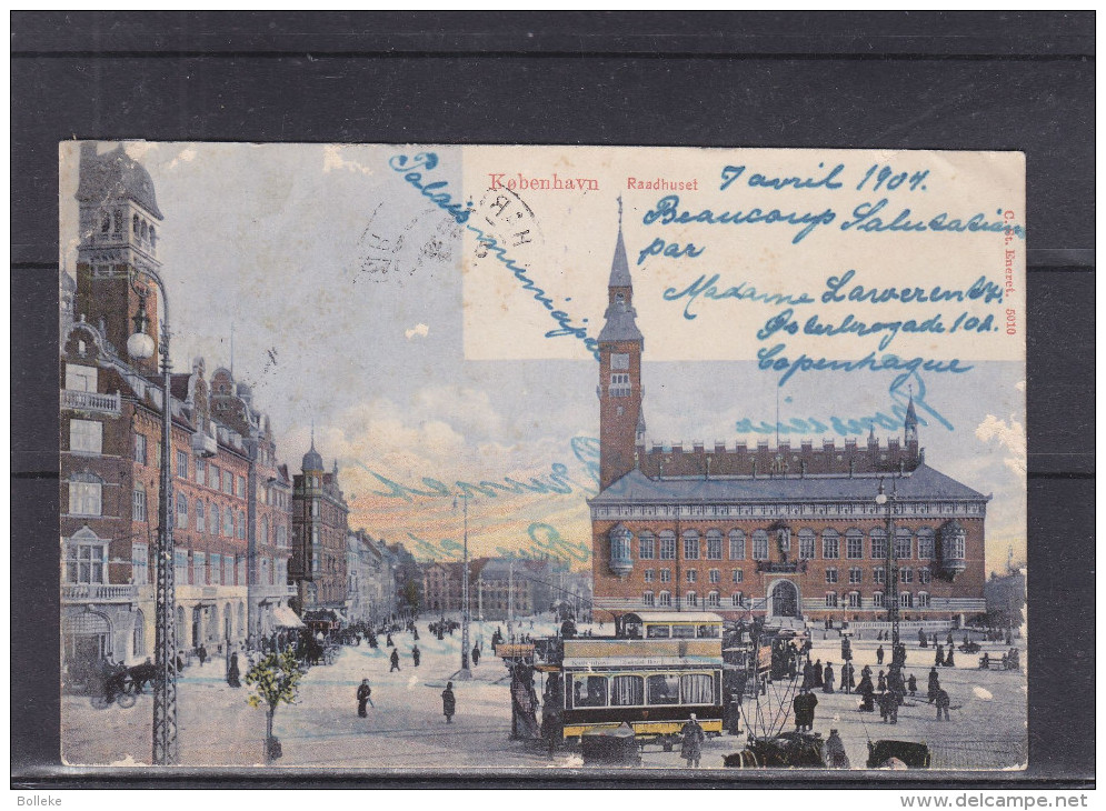 Danemark - Carte Postale De 1904 - Oblitération Kjobenhavn - Expédié Vers La France - Chartres - Briefe U. Dokumente