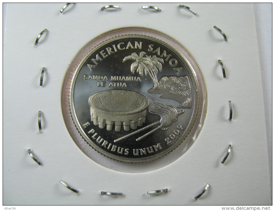 USA US 1/4 DOLLAR , QUARTER 2009  AMERICAN SAMOA BU   LOT 30 NUM 7 - 1999-2009: State Quarters