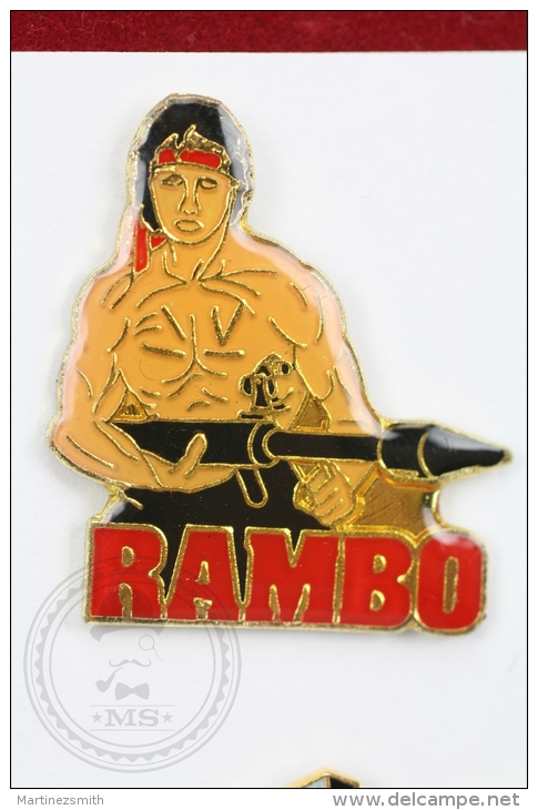Rambo, Sylvester Stalone -  Pin Badge #PLS - Cine