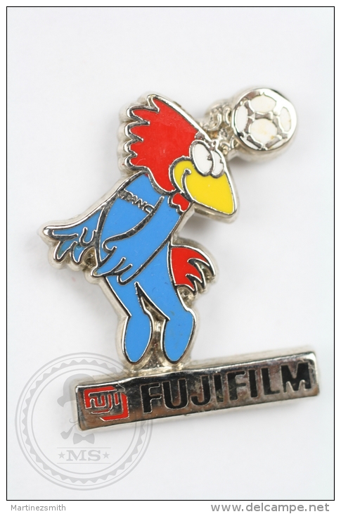 Fujifilm Advertising - FIFA World Cup France 98 Footix Mascot -  Pin Badge #PLS - Fútbol