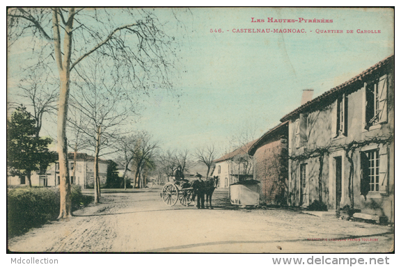 65 CASTELNAU MAGNOAC / Le Quartier De Carolle / CARTE COULEUR - Castelnau Magnoac
