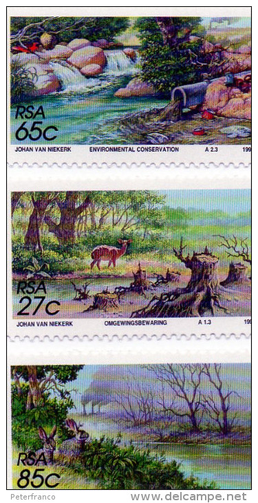 P - 1992 Sud Africa - Environmental Conservation - Ongebruikt