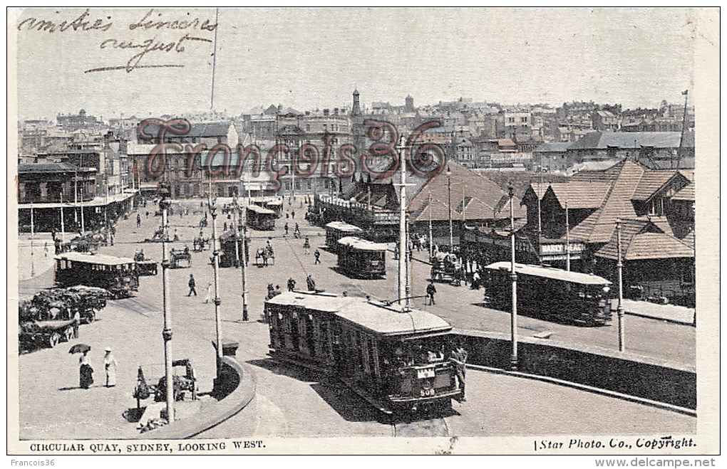 Sydney - Circular Quay - Looking West - Tramway - Sydney