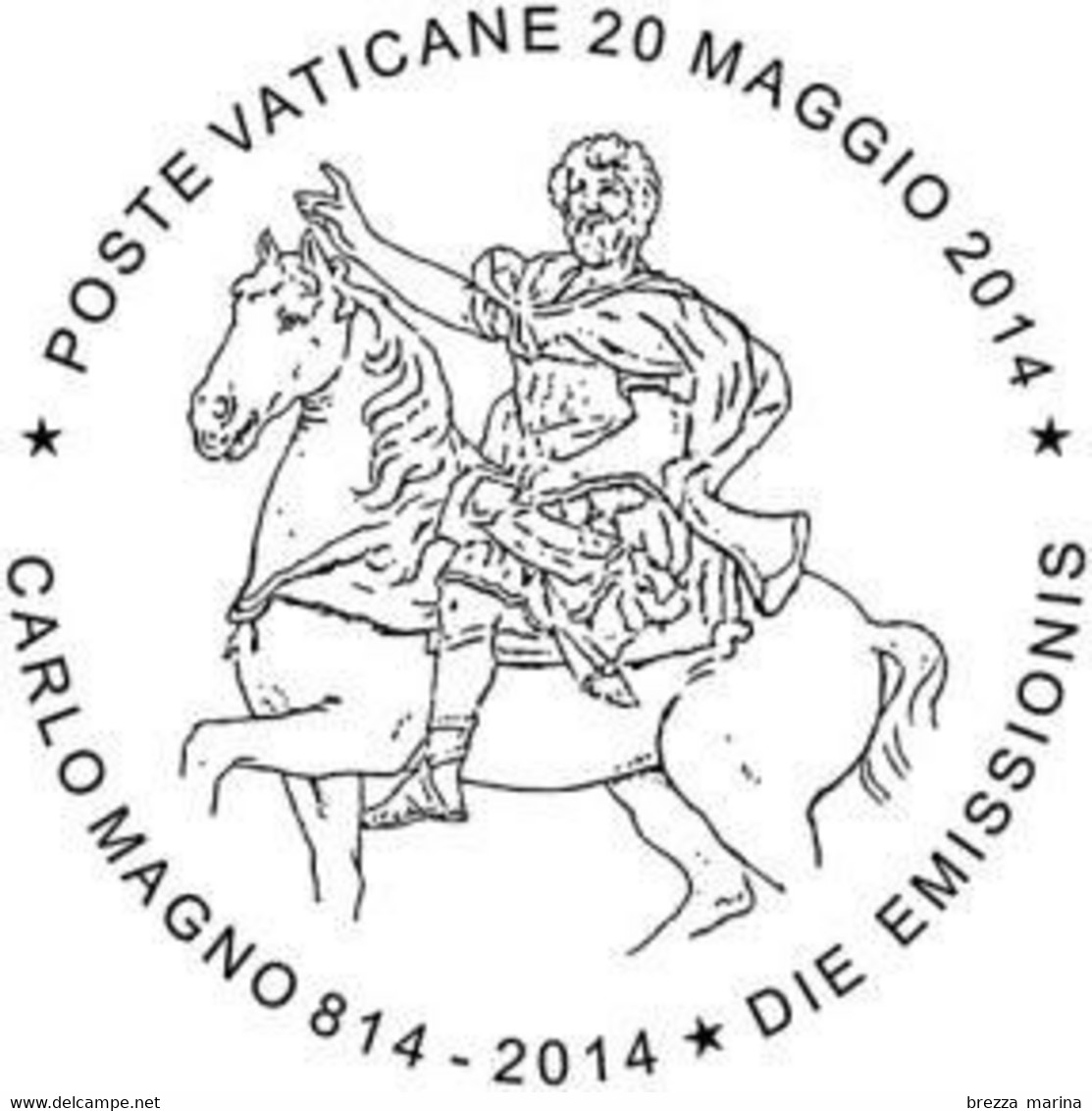 Nuovo - MNH - VATICANO - 2014 - 1200º Anniversario Della Morte Di Carlo Magno - Ritratto - 1,90 - Ungebraucht