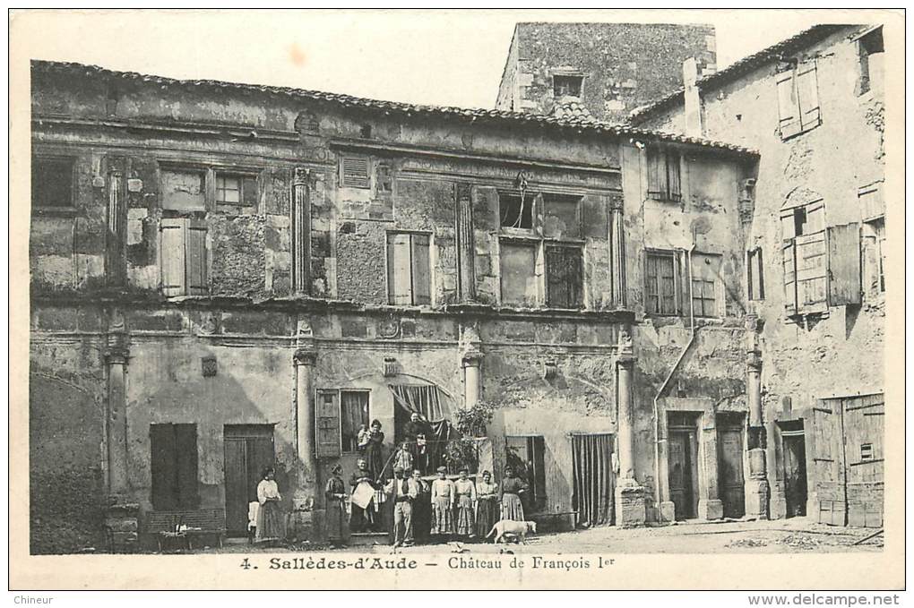 SALLEDES D'AUDE CHATEAU DE FRANCOIS 1ER - Salleles D'Aude