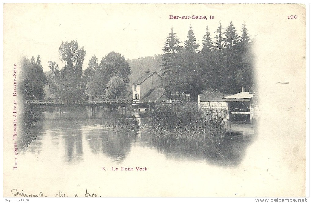 CHAMPAGNE ARDENNE - 10 - AUBE - BAR SUR SEINE - Pont Vert - Précurseur - Bar-sur-Seine