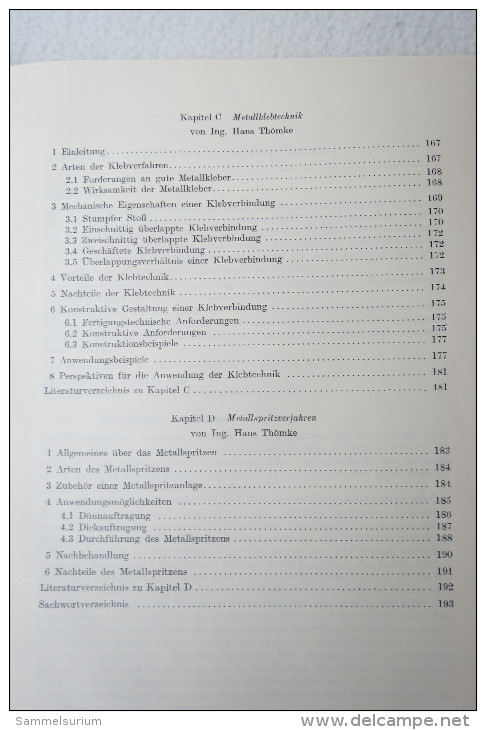 R.Gerth/H.Thömke "Hydraulik - Schweißen - Metallkleben - Metallspritzen" Im Landmaschinenbau, Von 1958 - Técnico