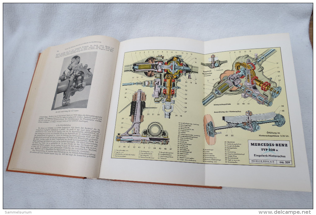 H.Trzebiatowsky "Die Kraftfahrzeuge und ihre Instandhaltung" Lehr- und Nachschlagebuch mit 1171 Seiten, von 1957