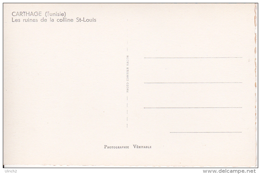 CPA Carthage - Les Ruines De La Colline St-Louis (6328) - Tunesien