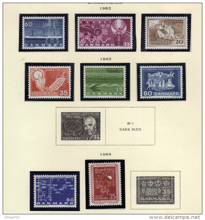 Danemark (1962-64) -  Lot De Neufs** - Unused Stamps