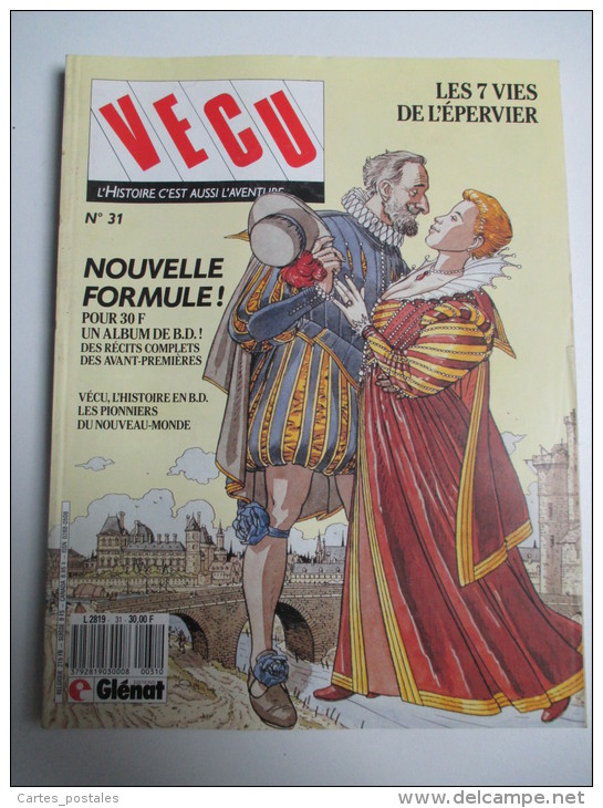 Revue BD  :  VECU N° 31 /   1er Trimestre 1988  -  Brandoli Queirolo Charles Cothias       ..... - Vécu