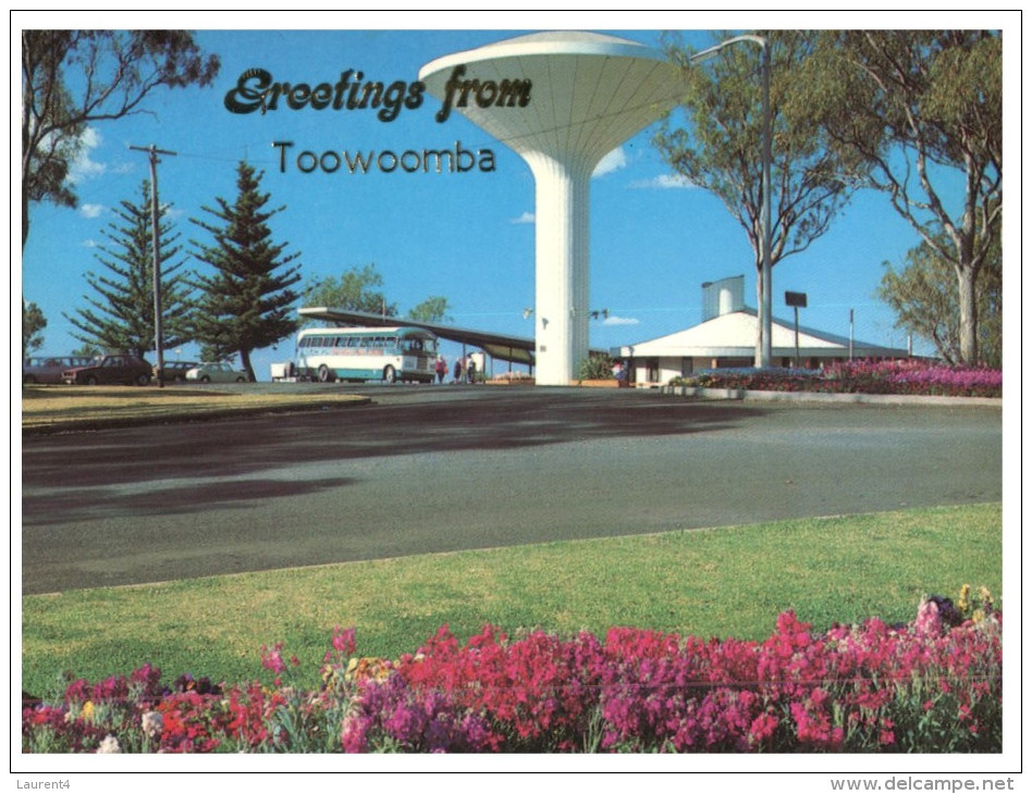 (666) Australia - QLD - Toowoomba Water Tower - Invasi D'acqua & Impianti Eolici