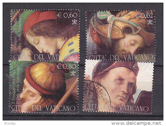 Z2224 - VATICANO SASSONE N°1383/86 - VATICAN Yv N°1370/73 - Used Stamps