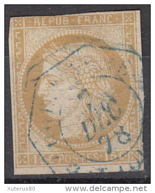 #65# COLONIES GENERALES N° 19 Oblitéré En Bleu CORR D'ARMEES St-LOUIS (Sénégal) - Ceres