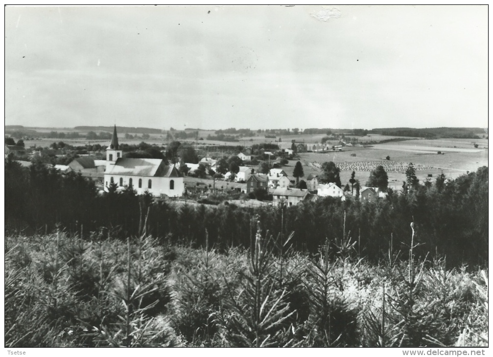 Longlier - L'Eglise Et Panorama De La Commune - Neufchâteau