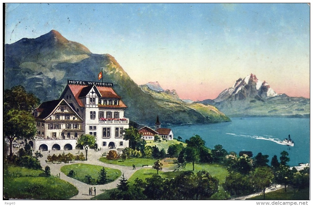 SUISSE  -  HOTEL PENSION ST. WENDELIN  - GREPPEN A.  Vierwaldstattersee - Greppen