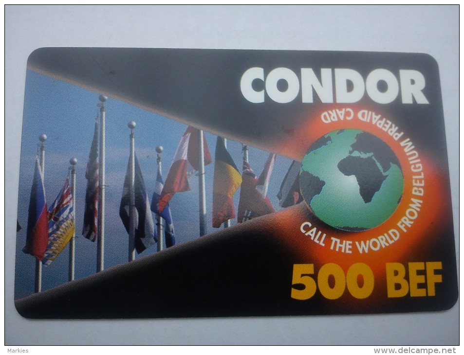 Condor Prepaid  Belgium 500BEF Used - [2] Prepaid & Refill Cards