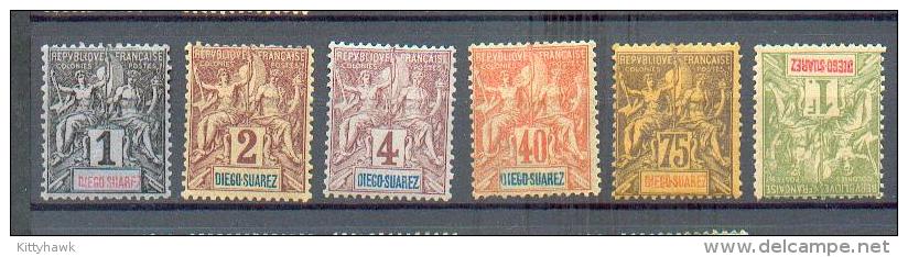 DS 81 - YT 38 * CC -39* -40* CC-47* CC (une Dent Courte Bas Gauche) - 49* CC - 50 (*) - Unused Stamps