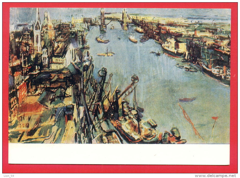 145304 / Austria Germany Switzerland Art  Oskar (Oscar) Kokoschka - LONDON. TOWER BRIDGE Towerbridge  -  Russia Russie - Kokoschka