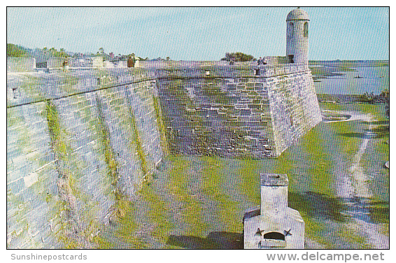 Florida St Augustine Watchtower And Eastern Walls Castillo De San Marcos National Monument - St Augustine