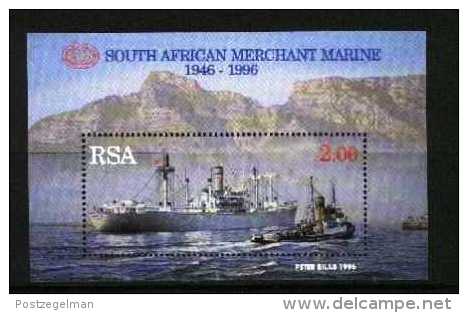 SOUTH AFRICA, 1996, Mint Never Hinged Block, Nr. 45, Merchant Marine, F3830 - Hojas Bloque