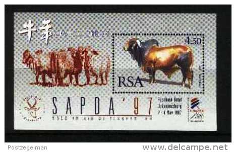 SOUTH AFRICA, 1997, Mint Never Hinged Block, Nr. 54, Sapda Year Of The Ox, F3827 - Blocchi & Foglietti