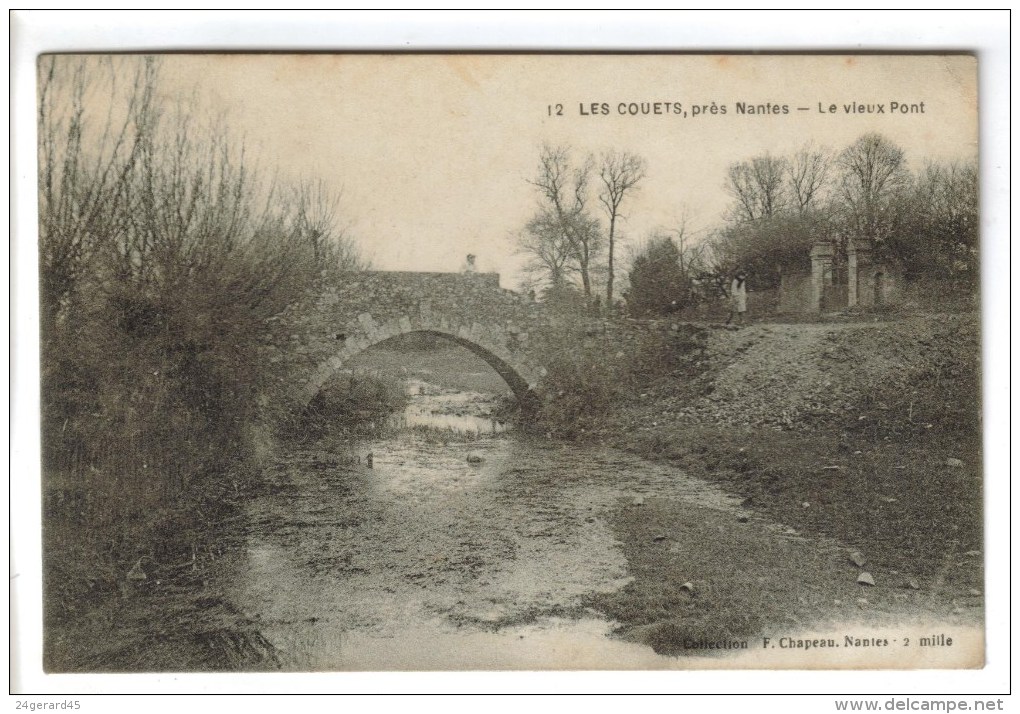 CPSM BOUGUENAIS (Loire Atlantique) - LES COUETS : Le Vieux Pont - Bouguenais