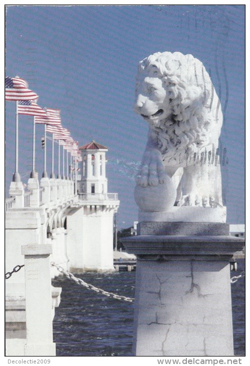 BF17849 St Augustine Florida The Fridge Of Lions USA Front/back Image - St Augustine