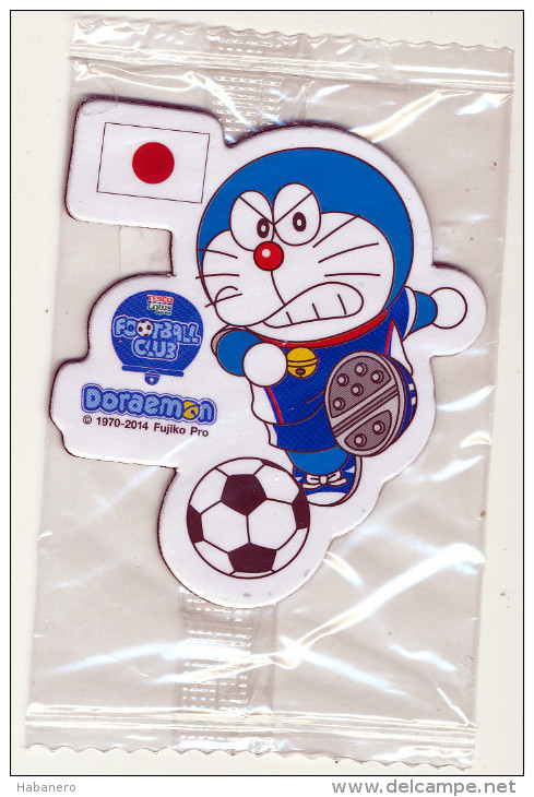 DORAEMON - BRASIL 2014 FOTBALL WORLD CUP FRIDGE MAGNET JAPAN - SEALED - Characters
