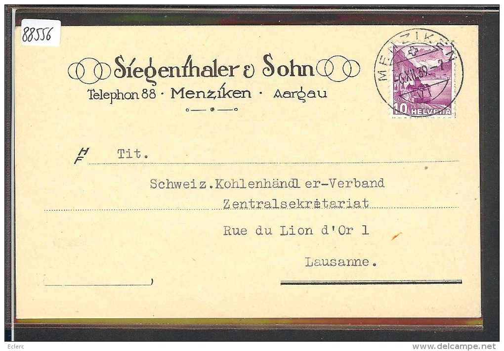 MENZIKEN - SIEGENTHALER & SOHN - TB - Menziken